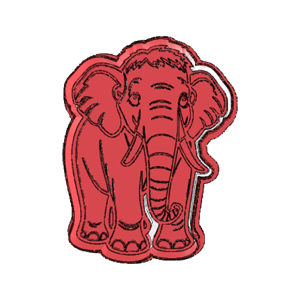 Elephant Cookie Cutter