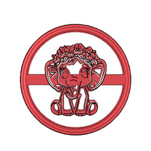 Floral Elephant Cookie Cutter