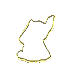 Elephant Face Cookie Cutter