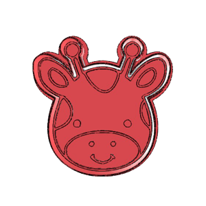 Giraffe Face Cookie Cutter