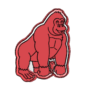 Gorilla Cookie Cutter