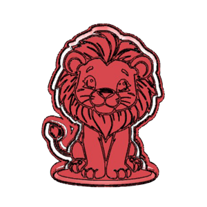 Cute Cartoon Lion Cookie Cutter