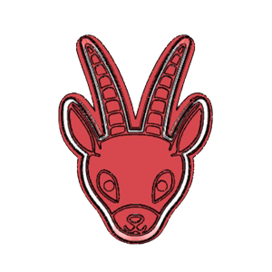 Springbok Cookie Cutter