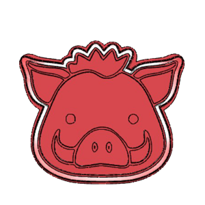 Warthog Cookie Cutter