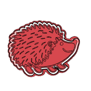 Hedgehog Cookie Cutter