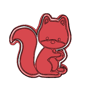 Squirrel Cookie Cutter