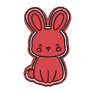 Cute Bunny Cookie Cutter