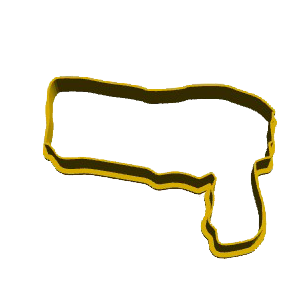 Toy Gun Cookie Cutter