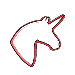 Unicorn Head Cookie Cutter