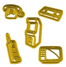 80s Cookie Cutter Set 2