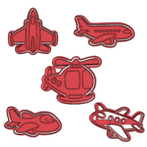 Aircraft Cookie Cutter Set