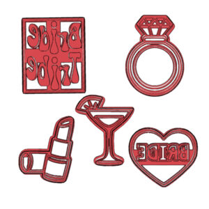 Bachelorette Cookie Cutter Set
