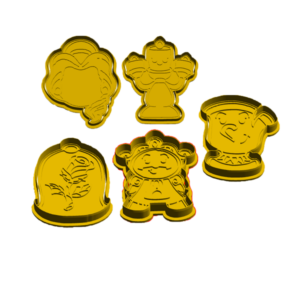 Beauty and the Beast Cookie Cutter Set