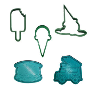 Ice cream cookie cutter set