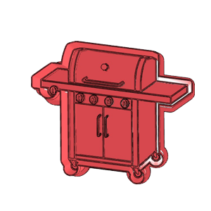 Gas Grill Cookie Cutter