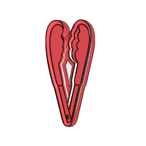 Braai Tongs Cookie Cutter