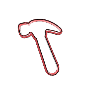 Hammer Cookie Cutter