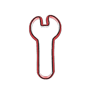 Wrench DIY Tool Fondant Cutter