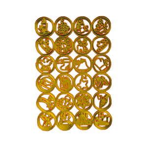 Advent calendar Cookie Cutters