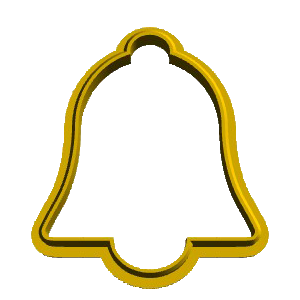 Bell Outline Cookie Cutter