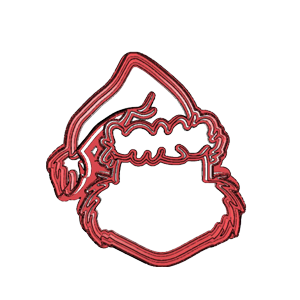 Grinch Head Cookie Cutter