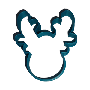 Reindeer Head Outline Cookie Cutter