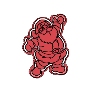 Santa Cookie Cutter