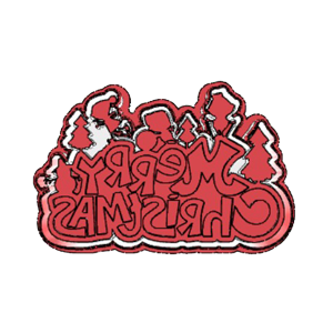 Merry Christmas Text Cookie Cutter