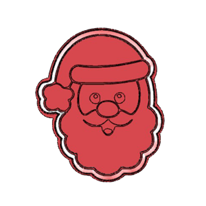 Santa Face Cookie Cutter