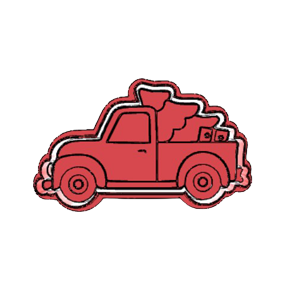 Christmas Truck Cookie Cutter