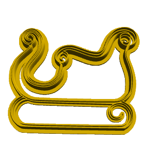Sleigh Cookie Cutter