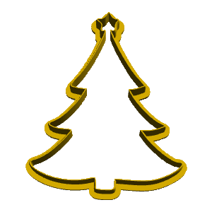 Classic Christmas Tree Cookie Cutter