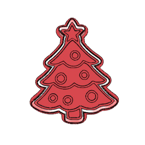Layered Christmas Tree Cookie Cutter