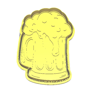 Frosted Beer Mug Cookie Cutter