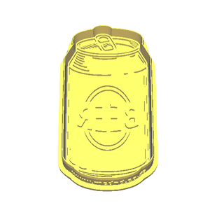 Beer Can Cookie Cutter