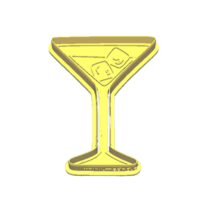 Martini Glass Cookie Cutter