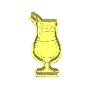 Cocktail Glass Cookie Cutter