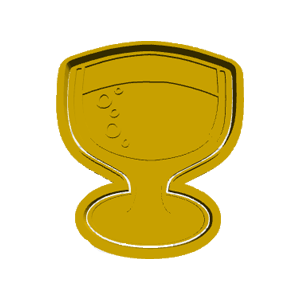 Whiskey Cup Cookie Cutter