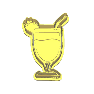 Cocktail Mug Cookie Cutter