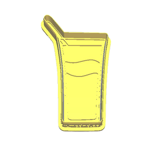Tall Drink Glass Cookie Cutter