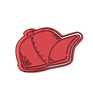 Camping Cap Cookie Cutter