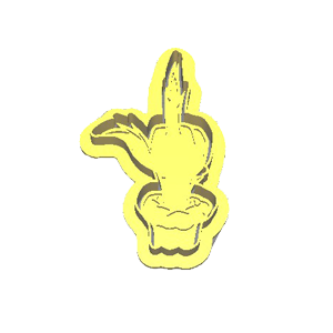 Grinch Hands Cookie Cutter