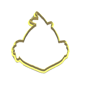 Grinch Head Cookie Cutter