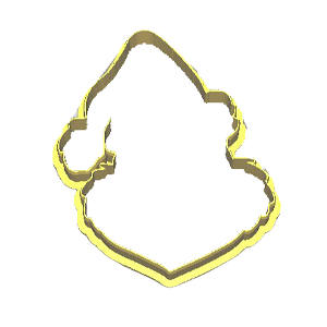Grinch Head Cookie Cutter
