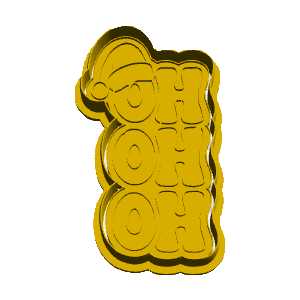 Ho Ho Ho Cookie Cutter