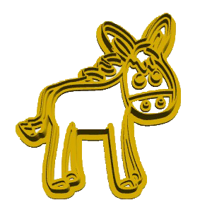 Donkey Cookie Cutter