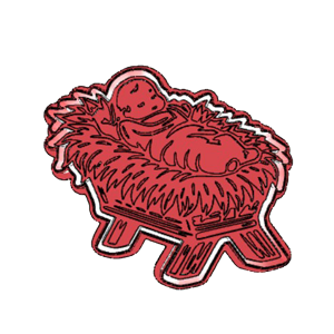 Manger Cookie Cutter