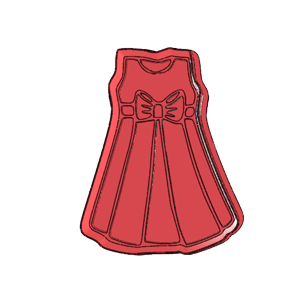 Dress Cookie Cutter