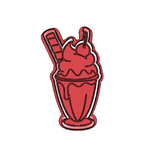 Milkshake Cookie Cutter
