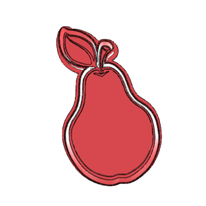 Pear Cookie Cutter